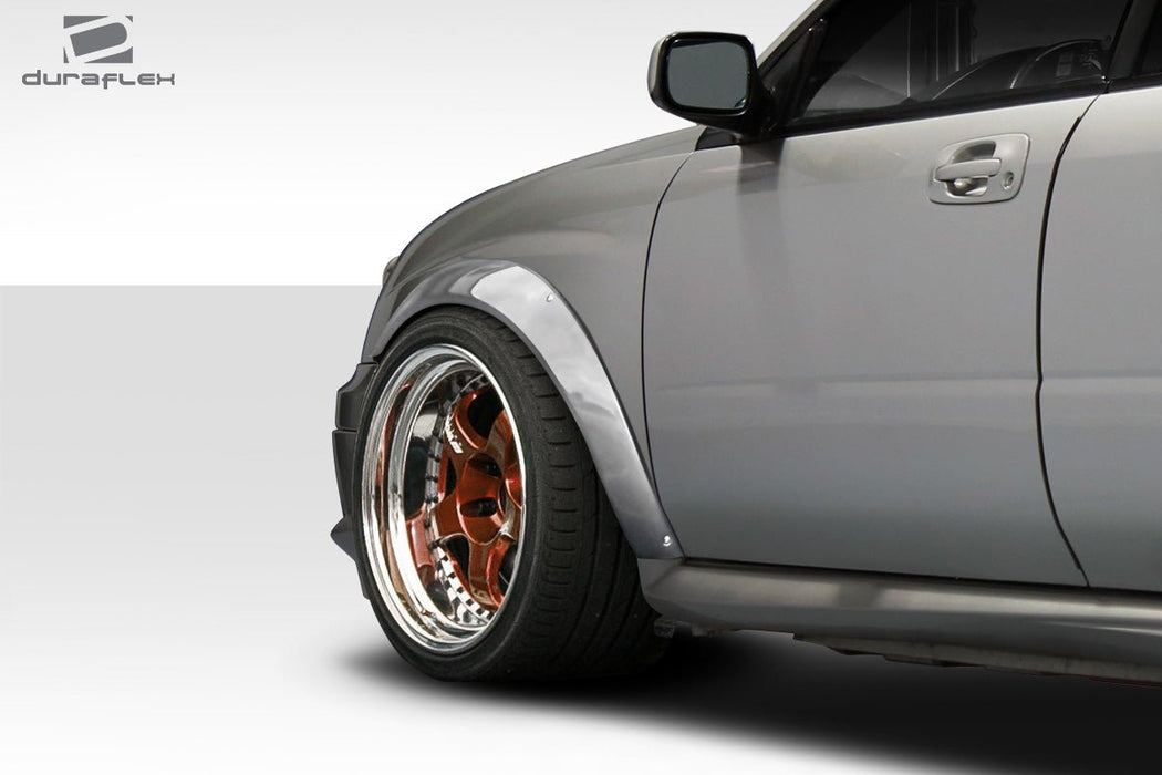 Extreme Dimensions Duraflex Rally Front Fender Flares 4 - Piece Fits Most Subaru Impreza Models - 112756 - Subimods.com