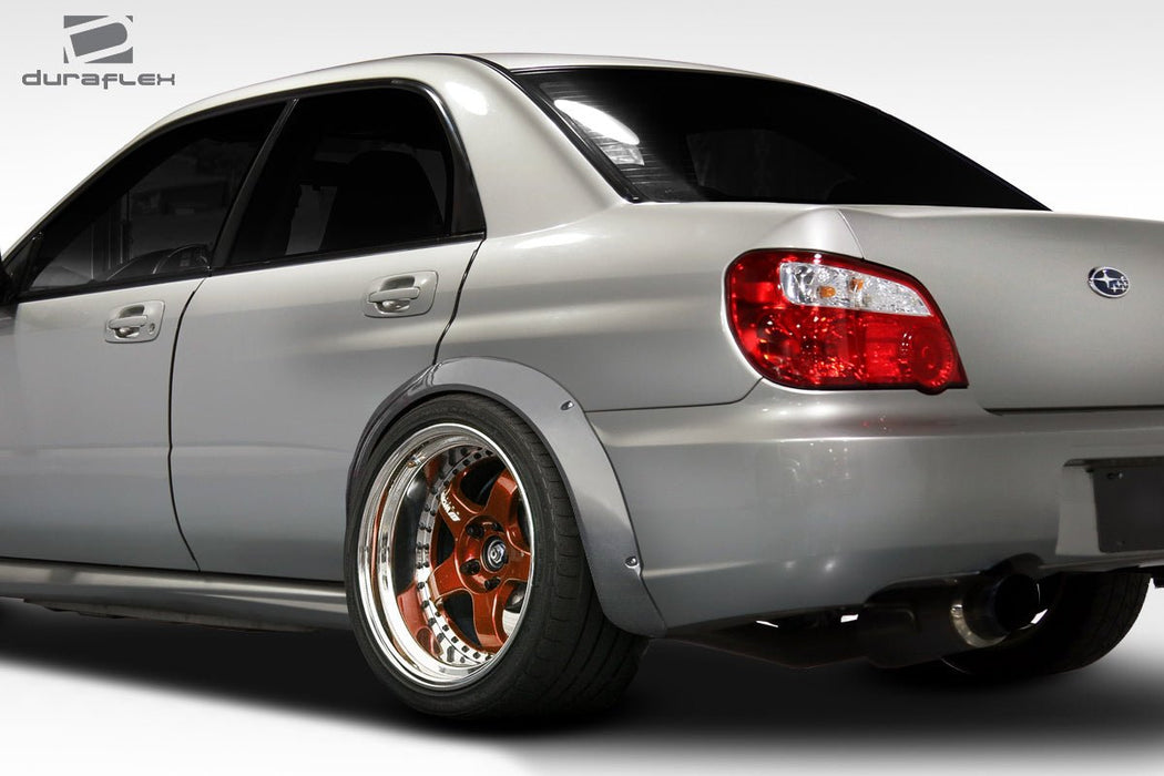 Extreme Dimensions Duraflex Rally Rear Fender Flares 04 - 07 Subaru Impreza WRX STI - 112758 - Subimods.com