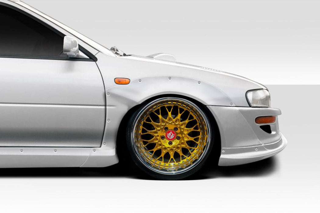 Extreme Dimensions Duraflex RBS Front Fender Flares 2 Piece 98 - 01 Subaru Impreza - Signature Black - 117340 - Subimods.com