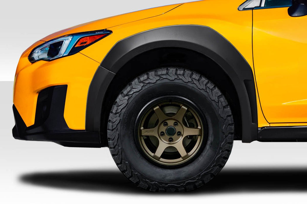 Extreme Dimensions Duraflex Speedtrail Front Fender Flares Fits Most Subaru Crosstrek Models - Signature Black - 118254 - Subimods.com