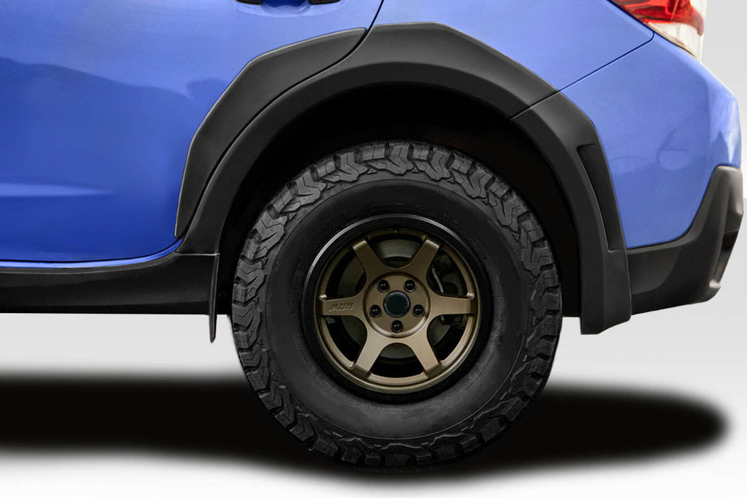 Extreme Dimensions Duraflex Speedtrail Rear Fender Flares Fits Most Subaru Crosstrek Models - Signature Black - 118256 - Subimods.com