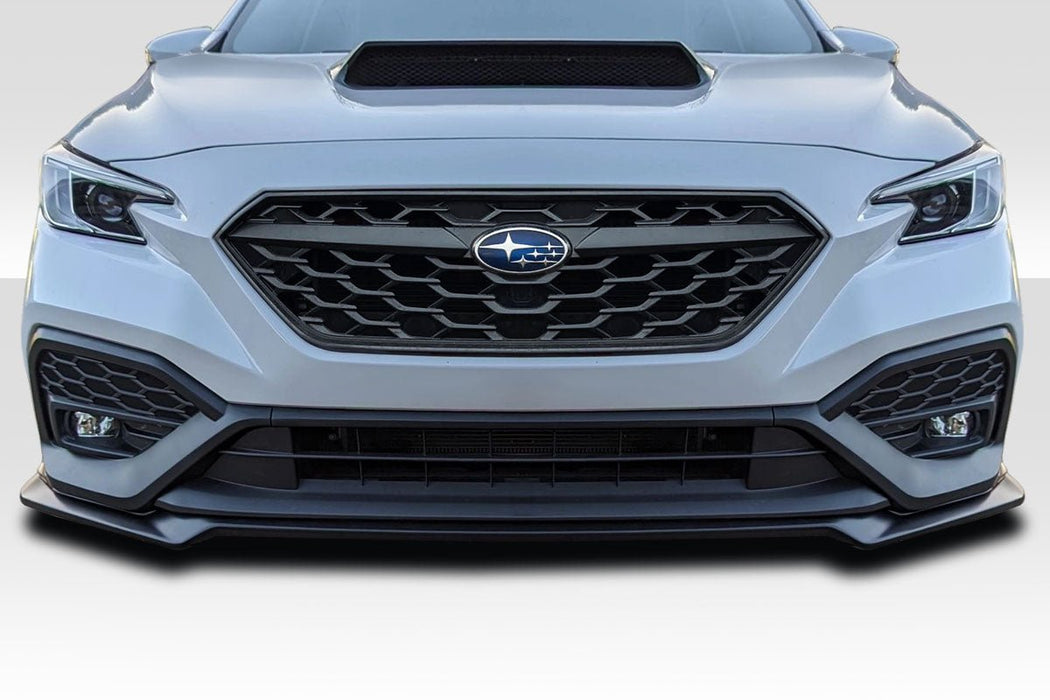 Extreme Dimensions Duraflex STI Look Front Lip Spoiler Air Dam 22 - 24 Subaru WRX - Black - 118626 - Subimods.com