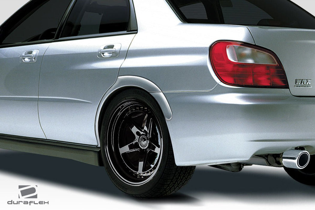 Extreme Dimensions Duraflex STI Look Rear Fender Flares 02 - 07 Subaru Impreza WRX STI 4DR - 115335 - Subimods.com