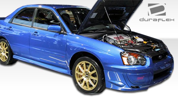 Extreme Dimensions Duraflex STI Look Side Skirts Rocker Panels 02 - 07 Subaru Impreza WRX STI 4DR - 103187 - Subimods.com