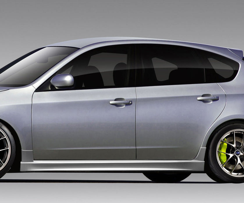 Extreme Dimensions Duraflex STI Look Side Skirts Rocker Panels 08 - 16 Subaru Impreza - 108758 - Subimods.com