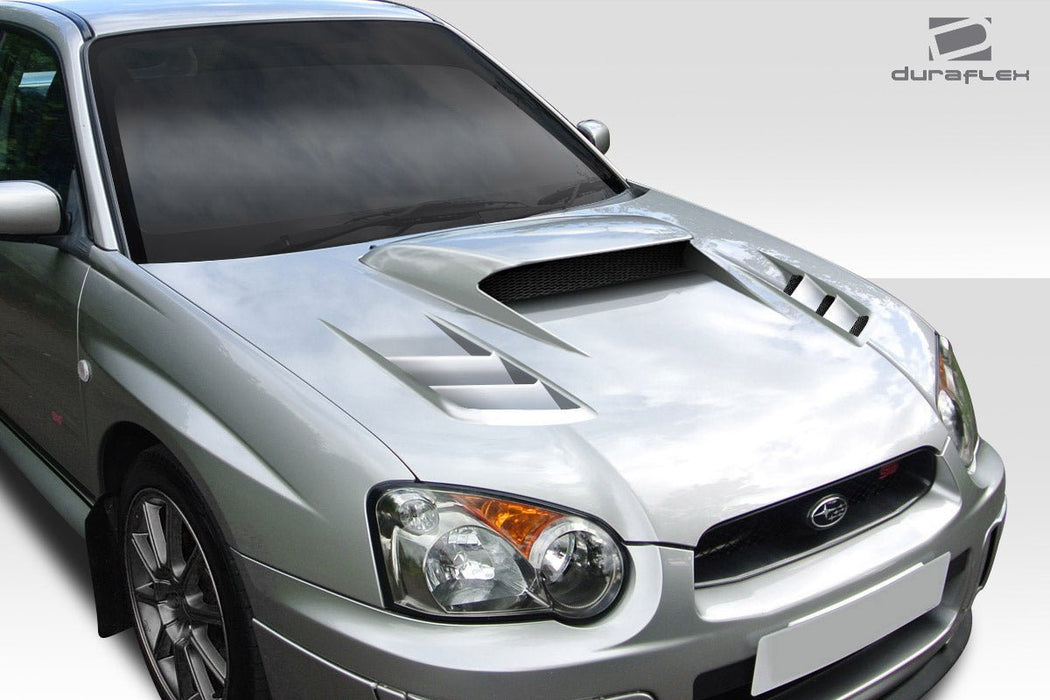 Extreme Dimensions Duraflex TS - 1 Hood 04 - 07 Subaru Impreza WRX STI - 114020 - Subimods.com