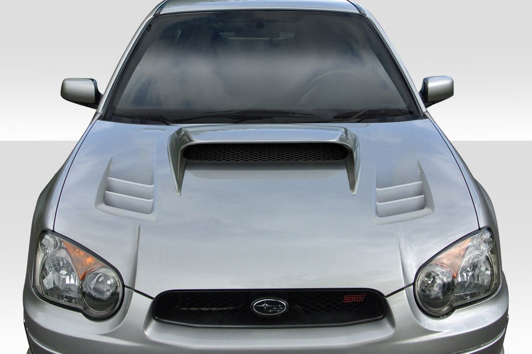 Extreme Dimensions Duraflex TS - 1 Hood 04 - 07 Subaru Impreza WRX STI - 114020 - Subimods.com