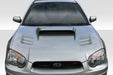 Extreme Dimensions Duraflex TS - 1 Hood 04 - 07 Subaru Impreza WRX STI - 114020 - Subimods.com