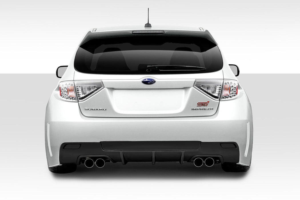 Extreme Dimensions Duraflex VR - S Rear Bumper Cover 1 Piece 08 - 16 Subaru Impreza - 114918 - Subimods.com