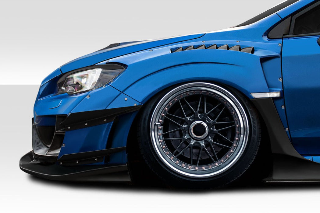 Extreme Dimensions Duraflex VRS Wide Body Front Fenders 15 - 21 Subaru WRX - 116960 - Subimods.com