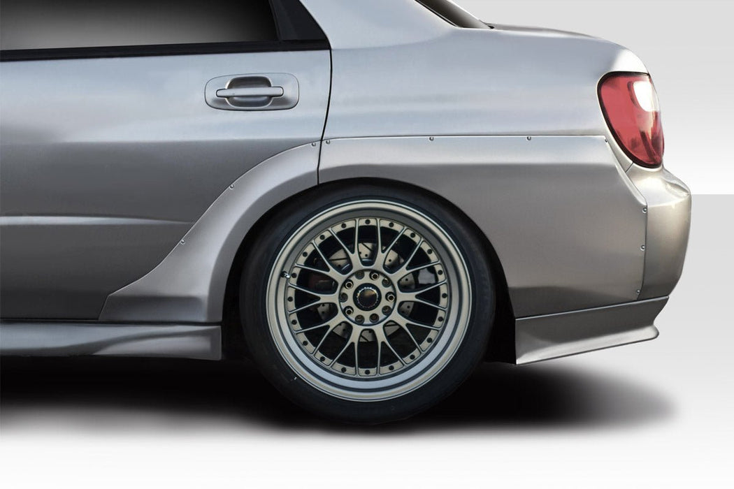 Extreme Dimensions Duraflex VRS Wide Body Rear Fender Flares 02 - 07 Subaru Impreza WRX STI - 114922 - Subimods.com