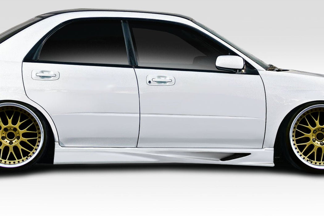Extreme Dimensions Duraflex VT - X Side Skirts Rocker Panels 02 - 07 Subaru Impreza WRX STI - 114930 - Subimods.com