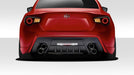 Extreme Dimensions Duraflex W - 1 Rear Bumper Cover 13 - 21 Subaru BRZ - Black - 109970 - Subimods.com