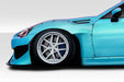 Extreme Dimensions Duraflex Wide Body GT500 V3 Front Fenders 13 - 21 Subaru BRZ - Black - 114481 - Subimods.com