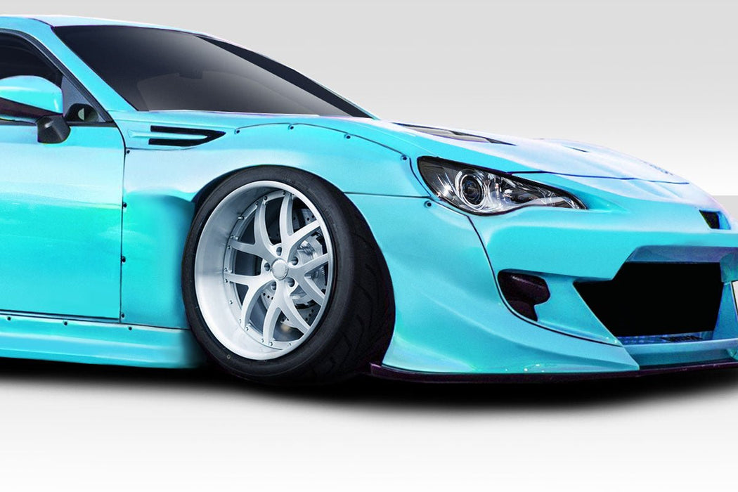 Extreme Dimensions Duraflex Wide Body GT500 V3 Front Fenders 13 - 21 Subaru BRZ - Black - 114481 - Subimods.com