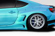 Extreme Dimensions Duraflex Wide Body GT500 V3 Rear Fender Flares 13 - 21 Subaru BRZ - Black - 114482 - Subimods.com