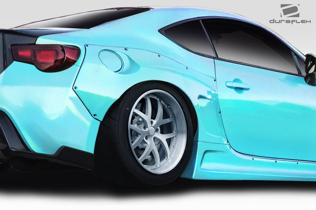 Extreme Dimensions Duraflex Wide Body GT500 V3 Rear Fender Flares 13 - 21 Subaru BRZ - Black - 114482 - Subimods.com
