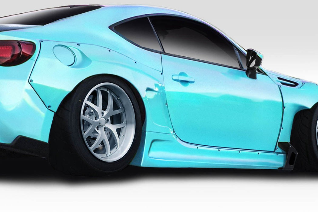 Extreme Dimensions Duraflex Wide Body GT500 V3 Side Skirts 13 - 21 Subaru BRZ - Black - 114480 - Subimods.com