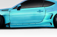 Extreme Dimensions Duraflex Wide Body GT500 V3 Side Skirts 13 - 21 Subaru BRZ - Black - 114480 - Subimods.com