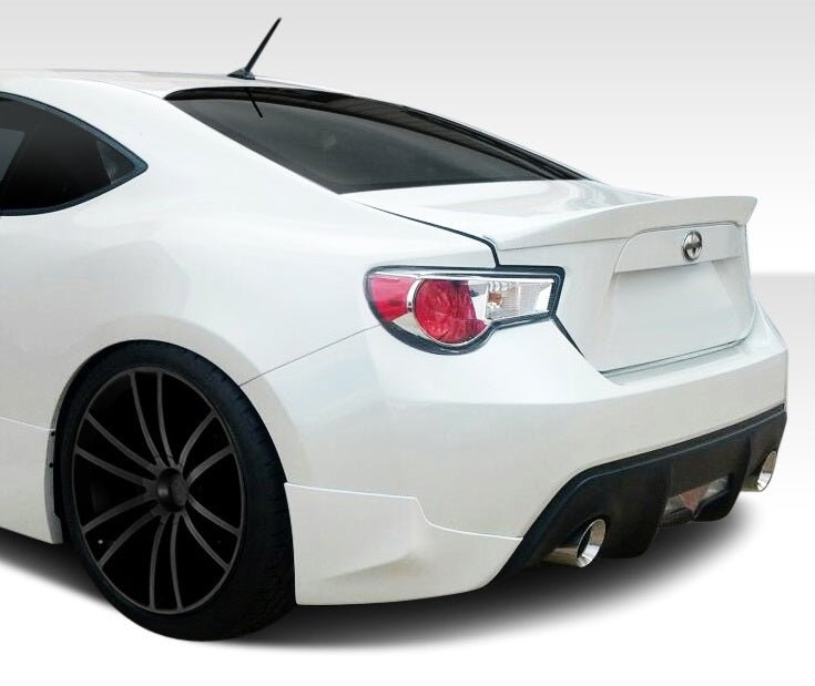 Extreme Dimensions Duraflex X - 5 Rear Add Ons Spat Bumper Extensions 13 - 21 Subaru BRZ - Black - 108488 - Subimods.com