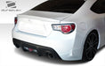 Extreme Dimensions Duraflex X - 5 Rear Add Ons Spat Bumper Extensions 13 - 21 Subaru BRZ - Black - 108488 - Subimods.com