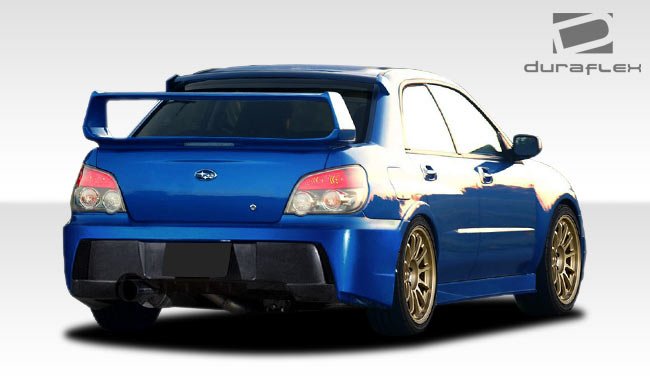 Extreme Dimensions Duraflex Z - Speed Rear Bumper Cover 04 - 07 Subaru Impreza WRX STI - 104168 - Subimods.com