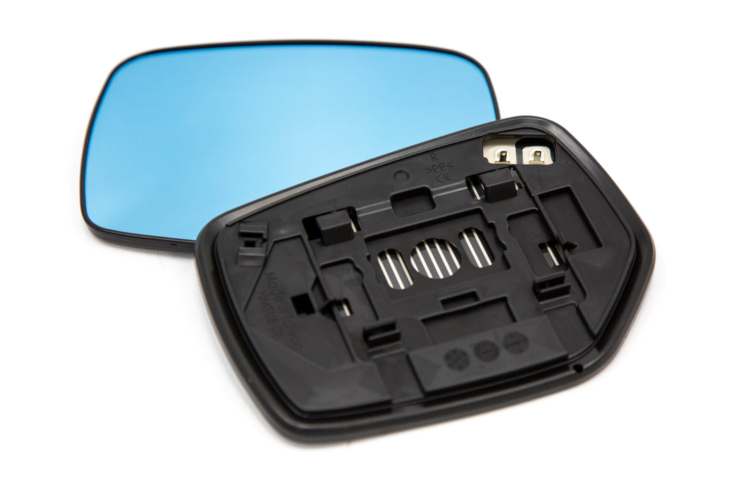OLM Wide Angle Convex Mirrors w/ Defrosters Blue 2015-2025 WRX / STI