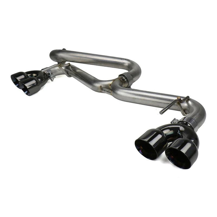 FactionFab Axle Back Exhaust Onyx w/ Black Tip 2011-2014 WRX Hatchback / 2008-2014 STI Hatchback - 1.10200.3 - Subimods.com