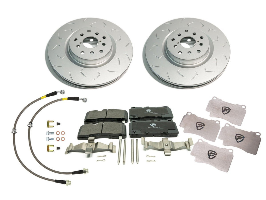 FactionFab Front Full Brake Kit Combo 2004 - 2007 STI - FFA4.10108.1-KIT - Subimods.com