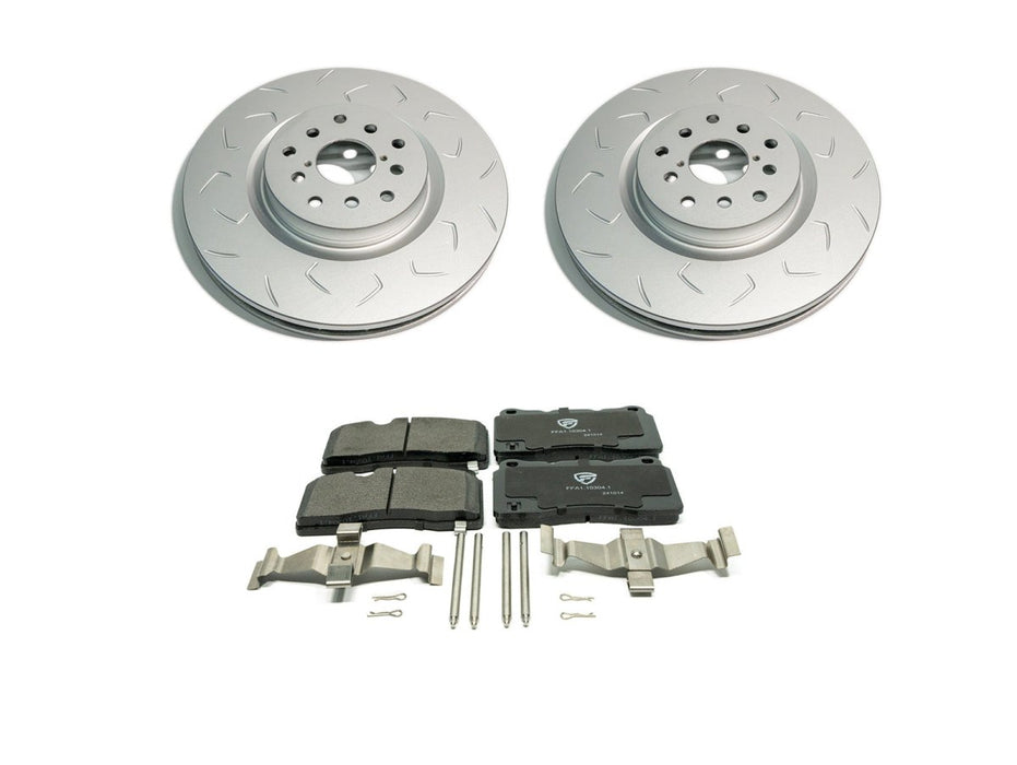 FactionFab Front Pad and Rotor Combo 2004 - 2017 STI - FFA4.10107.1-KIT - Subimods.com