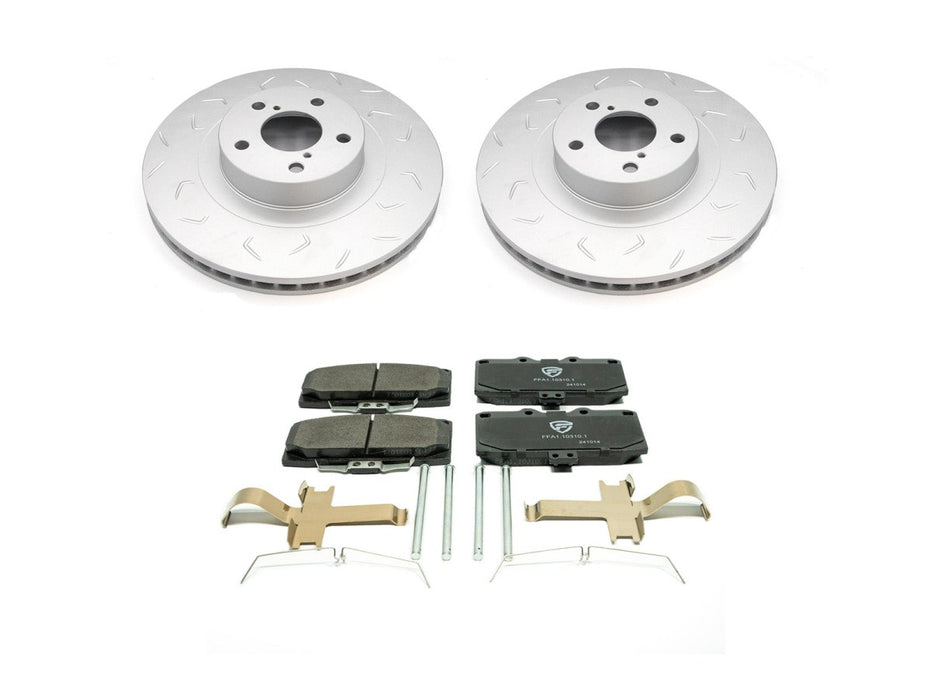 FactionFab Front Pad and Rotor Combo 2006 - 2007 WRX - FFA4.10104.1-KIT - Subimods.com