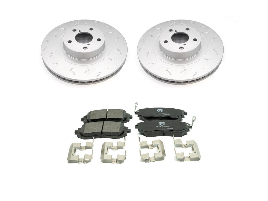 FactionFab Front Pad and Rotor Combo 2008 - 2010 WRX - FFA4.10103.1-KIT - Subimods.com