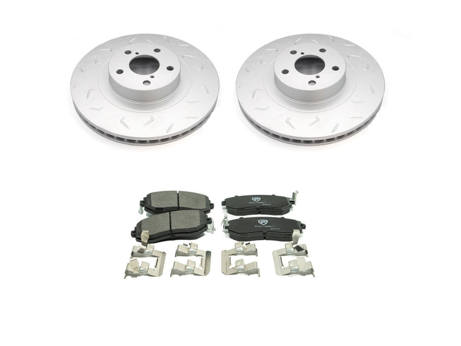 FactionFab Front Pad and Rotor Combo 2011 - 2014 WRX / 2013 - 2025 BRZ / FRS / 86 - FFA4.10100.1-KIT - Subimods.com