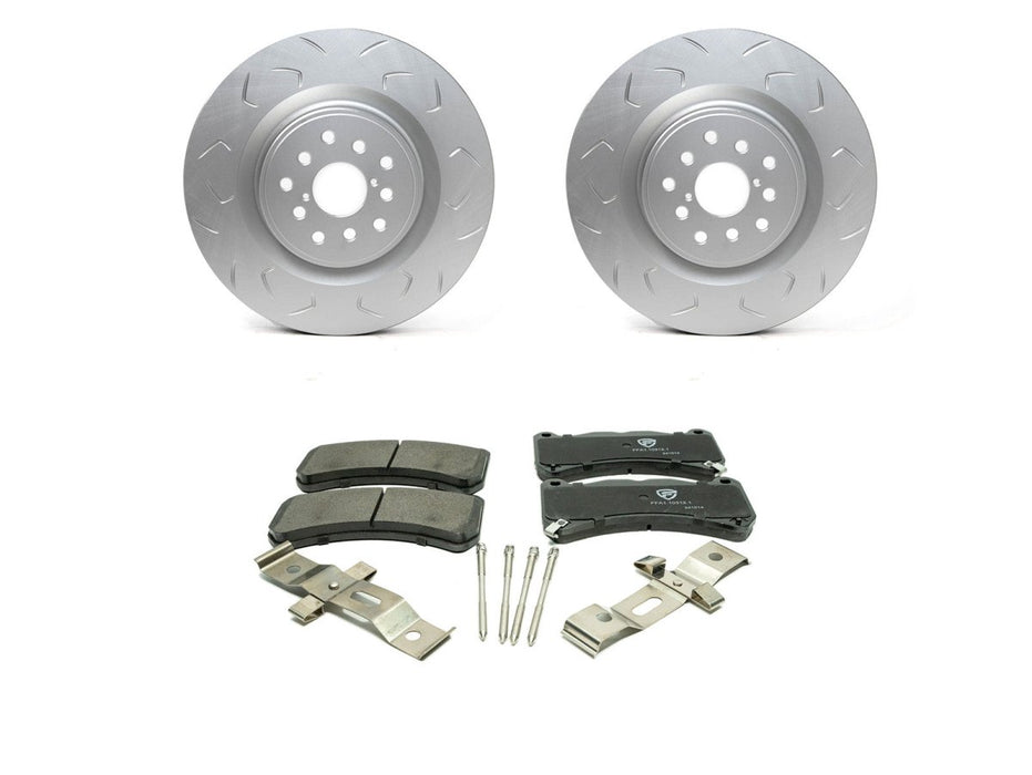 FactionFab Front Pad and Rotor Combo 2018 - 2021 STI / 2022 - 2025 WRX w/ Brembo Calipers - FFA4.10116.1-KIT - Subimods.com