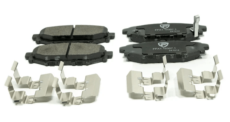 FactionFab Rear Brake Pads V2 Subaru 2008 - 2021 WRX Non EyeSight w/ Steel Caliper - 1.10307.1 - Subimods.com
