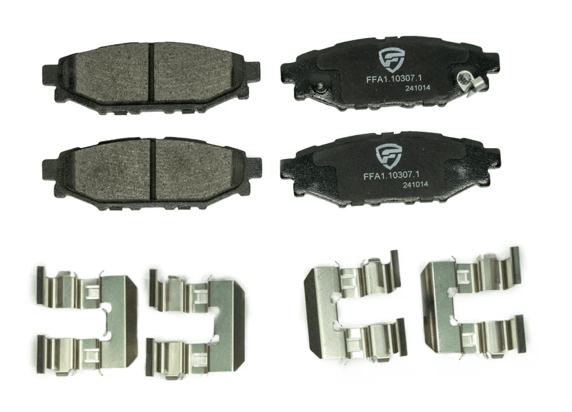 FactionFab Rear Brake Pads V2 Subaru 2008 - 2021 WRX Non EyeSight w/ Steel Caliper - 1.10307.1 - Subimods.com