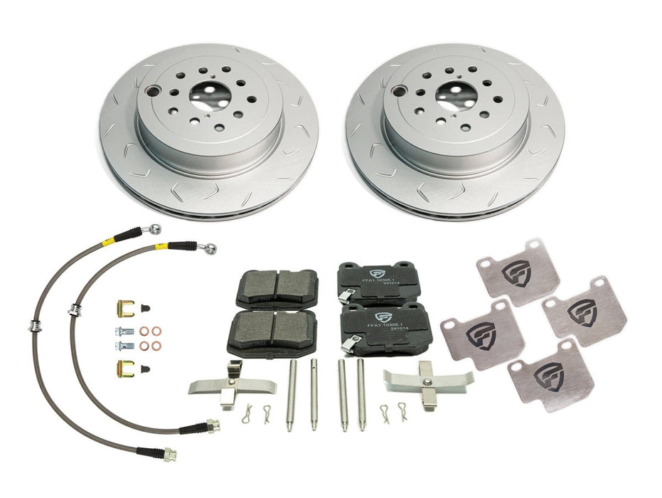 FactionFab Rear Full Brake Kit Combo 2008 - 2017 STI - FFA4.10114.1-KIT - Subimods.com