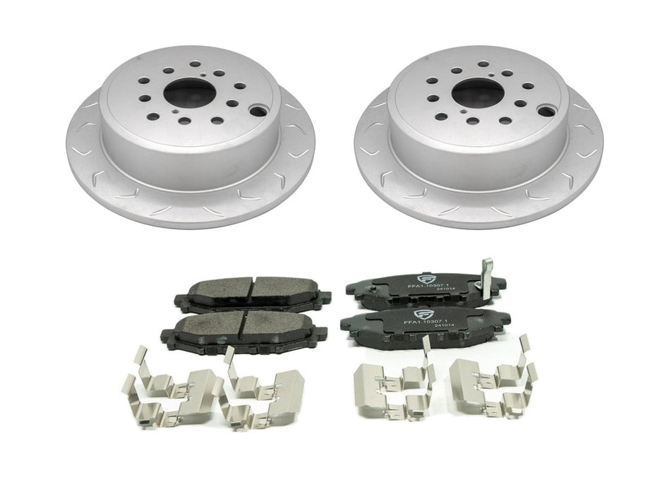FactionFab Rear Pad and Rotor Combo 2008 - 2021 WRX - FFA4.10112.1-KIT - Subimods.com
