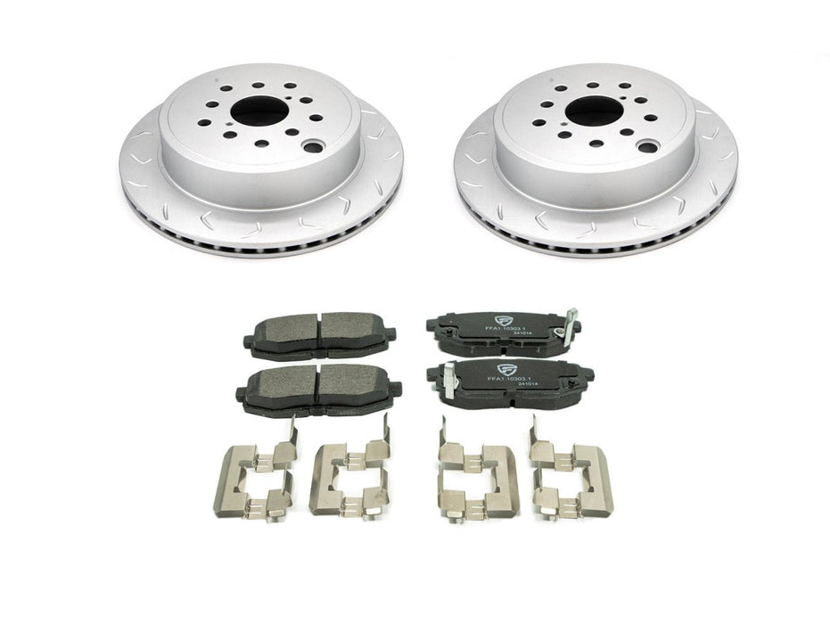 FactionFab Rear Pad and Rotor Combo 2022 - 2025 WRX w/ MT / 2013 BRZ / FRS / GT86 - FFA4.10105.1-KIT - Subimods.com