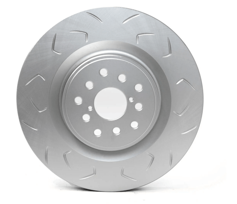 FactionFab Slotted Front Rotor V2 Dual Drilled 2018 - 2021 STI - 1.10296.1 - Subimods.com