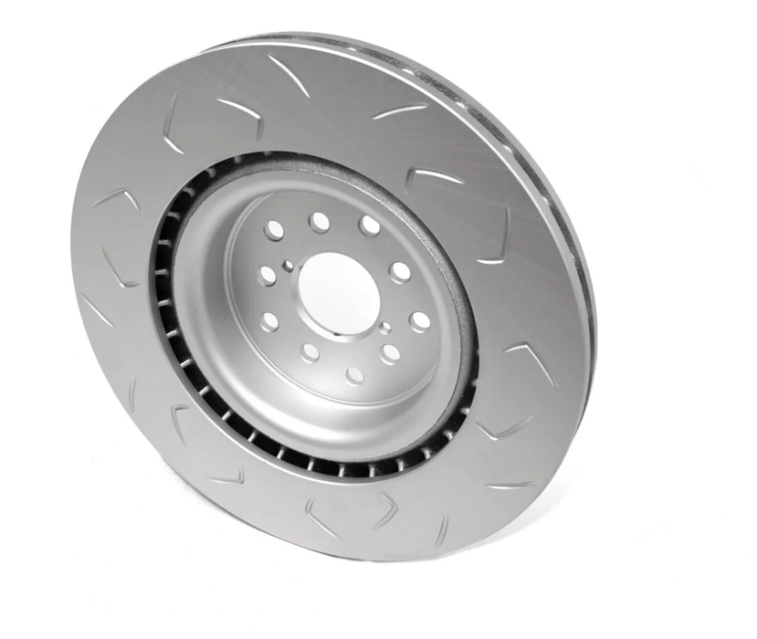 FactionFab Slotted Front Rotor V2 Dual Drilled 2018 - 2021 STI - 1.10296.1 - Subimods.com