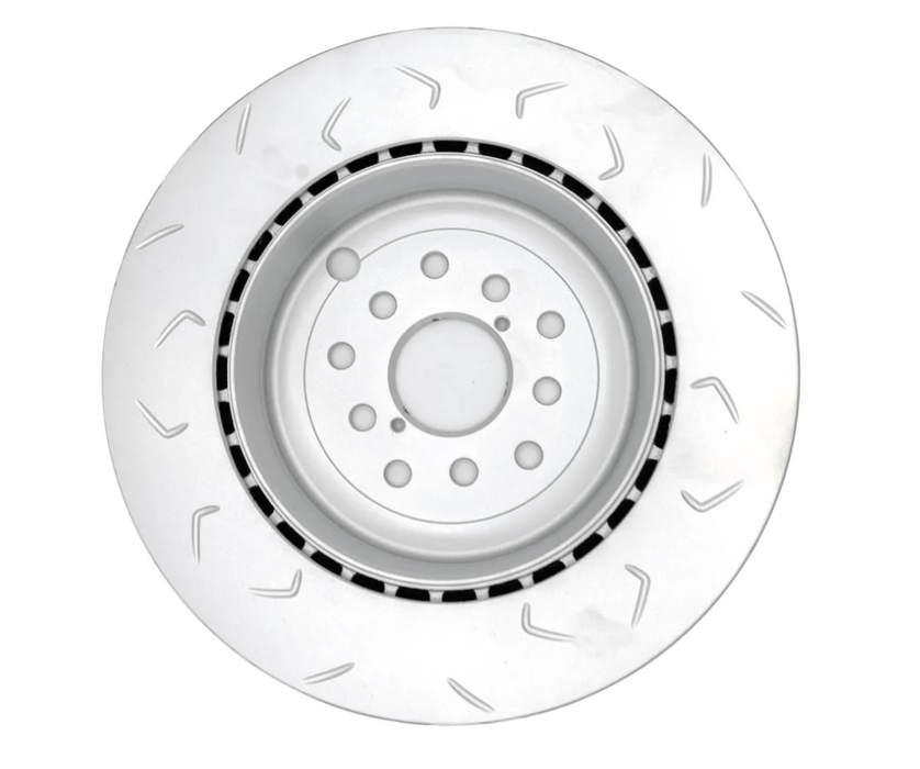FactionFab Slotted Rear Rotor V2 Dual Drilled 2018 - 2021 STI - 1.10297.1 - Subimods.com