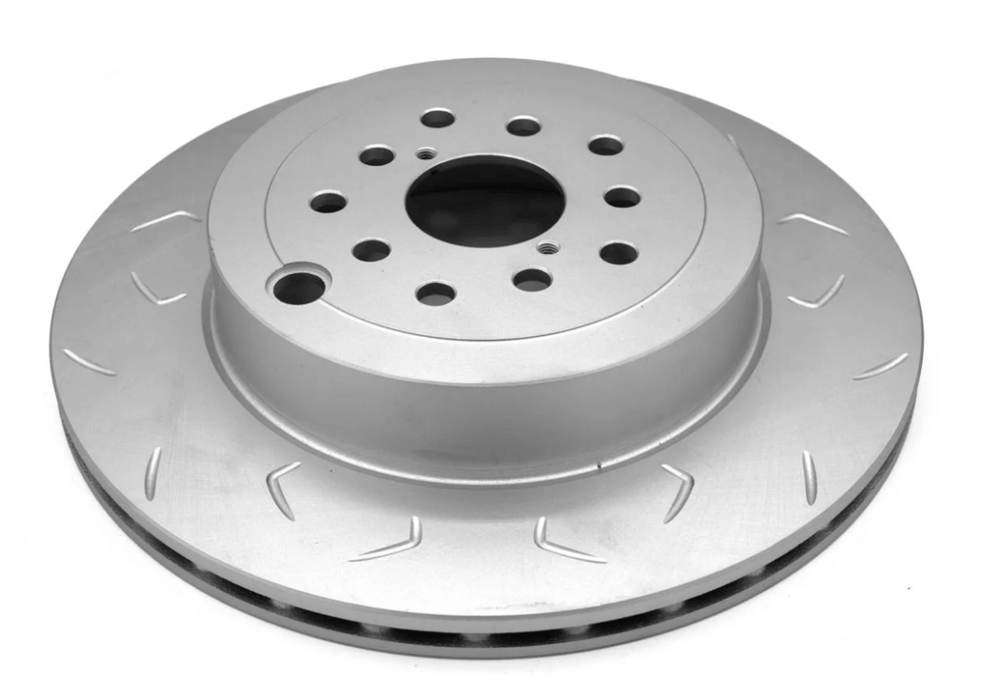 FactionFab Slotted Rear Rotor V2 Dual Drilled 2018 - 2021 STI - 1.10297.1 - Subimods.com