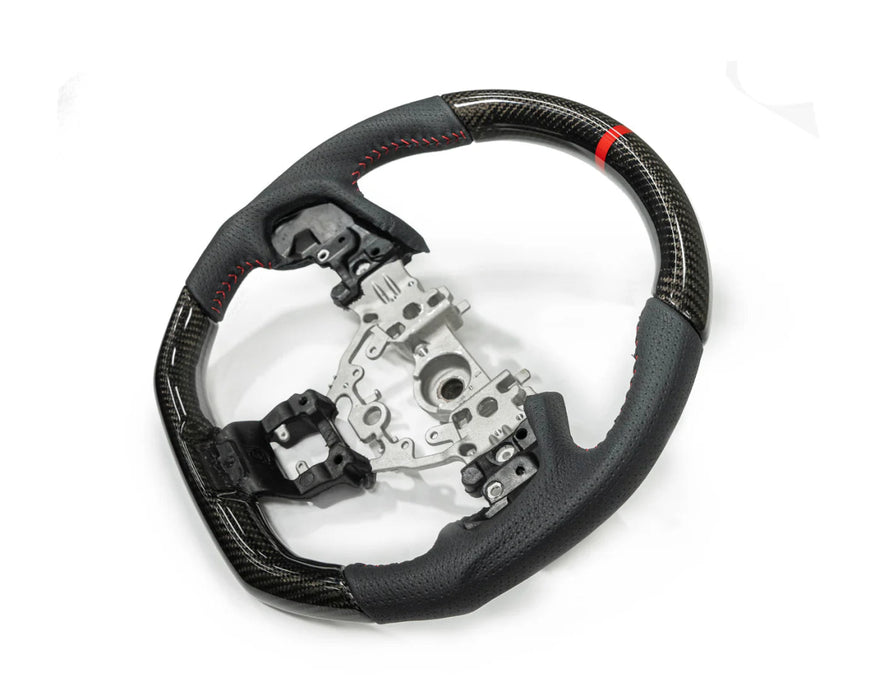 FactionFab Steering Wheel Carbon w/ Leather 2022-2024 WRX - 1.10247.4 - Subimods.com