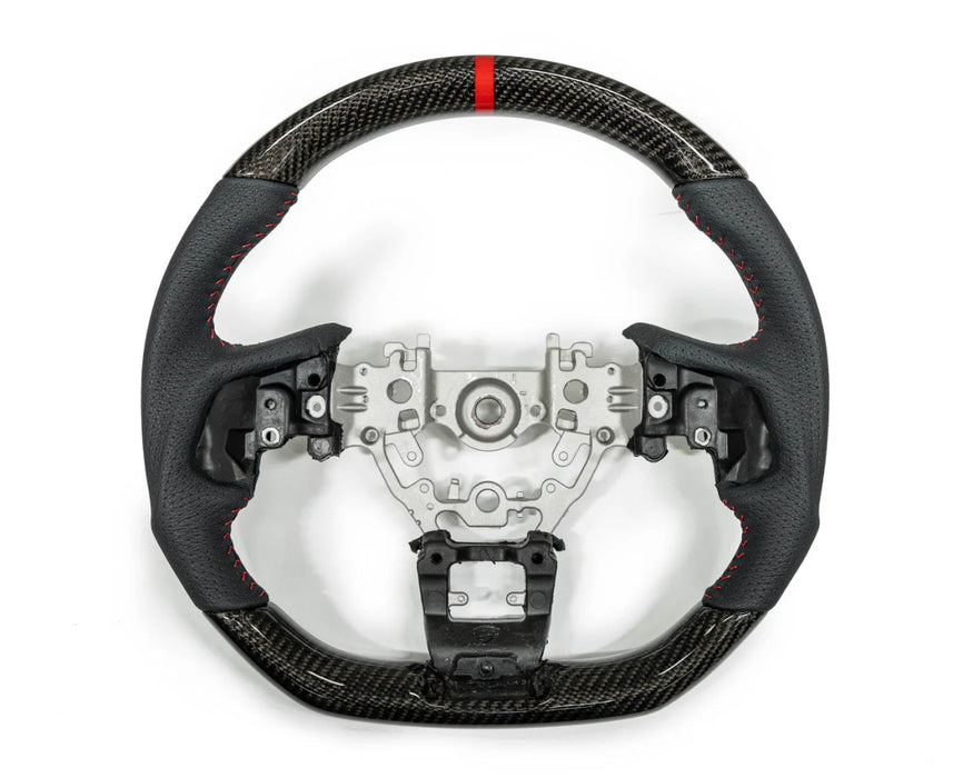 FactionFab Steering Wheel Carbon w/ Leather 2022-2024 WRX - 1.10247.4 - Subimods.com