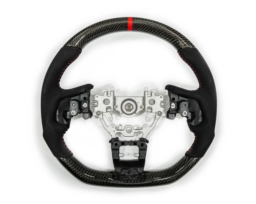 FactionFab Steering Wheel Carbon w/ Suede 2022-2024 WRX - 1.10247.3 - Subimods.com