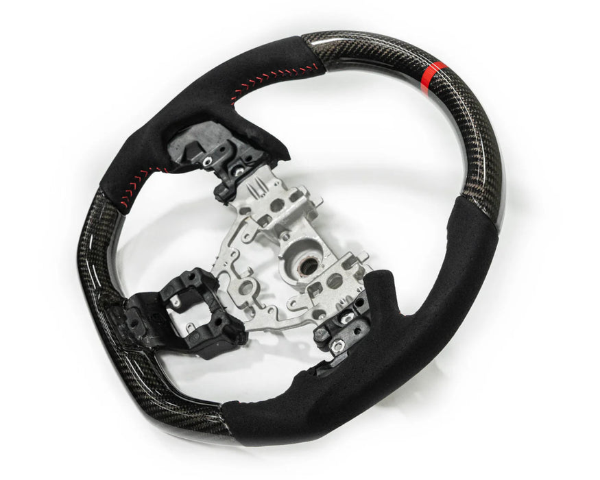 FactionFab Steering Wheel Carbon w/ Suede 2022-2024 WRX - 1.10247.3 - Subimods.com