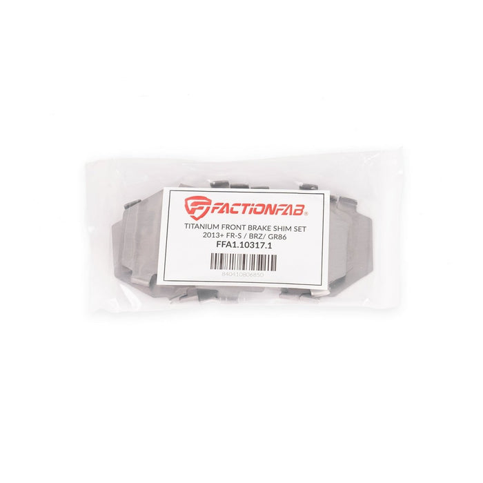 FactionFab Titanium Front Brake Shim 2013 - 2024 BRZ / FRS / 86 - 1.10317.1 - Subimods.com
