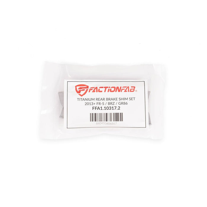 FactionFab Titanium Rear Brake Shim 2013 - 2024 BRZ / FRS / 86 - 1.10317.2 - Subimods.com