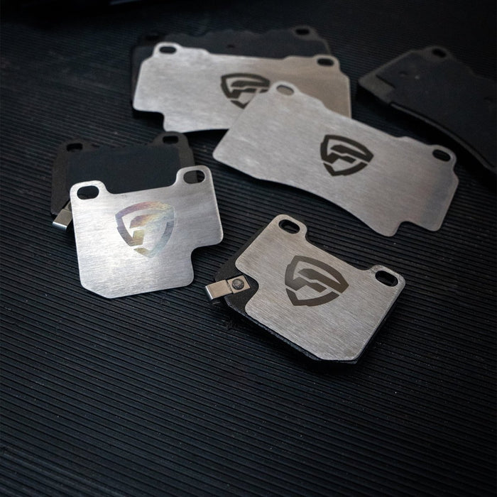 FactionFab Titanium Rear Brake Shim Set 2004 - 2017 Subaru STI - 1.10315.2 - Subimods.com